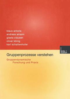 Couverture de l’ouvrage Gruppenprozesse verstehen