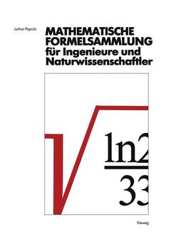 Cover of the book Mathematische Formelsammlung für Ingenieure und Naturwissenschaftler