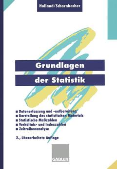 Couverture de l’ouvrage Grundlagen der Statistik