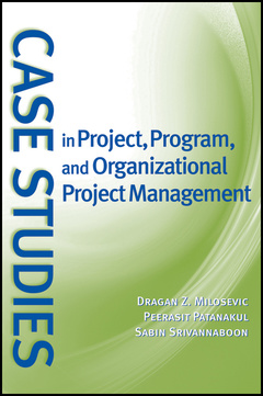 Couverture de l’ouvrage Case Studies in Project, Program, and Organizational Project Management
