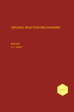 Couverture de l’ouvrage Organic Reaction Mechanisms 2012