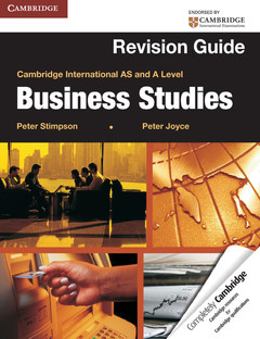 Couverture de l’ouvrage Cambridge International AS and A Level Business Studies Revision Guide