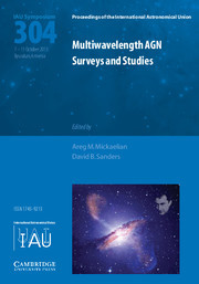 Cover of the book Multiwavelength AGN Surveys and Studies (IAU S304)