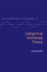 Couverture de l’ouvrage Categorical Homotopy Theory