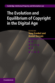 Couverture de l’ouvrage The Evolution and Equilibrium of Copyright in the Digital Age