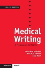 Couverture de l’ouvrage Medical Writing