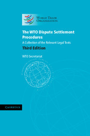 Cover of the book The WTO Dispute Settlement Procedures