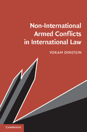 Couverture de l’ouvrage Non-International Armed Conflicts in International Law