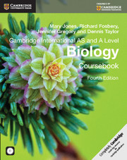 Couverture de l’ouvrage Cambridge International AS and A Level Biology Coursebook with CD-ROM