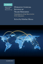Couverture de l’ouvrage Domestic Judicial Review of Trade Remedies
