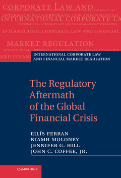 Couverture de l’ouvrage The Regulatory Aftermath of the Global Financial Crisis