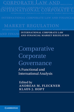 Couverture de l’ouvrage Comparative Corporate Governance