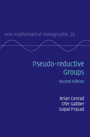 Couverture de l’ouvrage Pseudo-reductive Groups