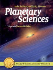 Couverture de l’ouvrage Planetary Sciences