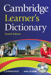 Couverture de l’ouvrage Cambridge Learner's Dictionary with CD-ROM