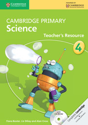 Couverture de l’ouvrage Cambridge Primary Science Stage 4 Teacher's Resource Book with CD-ROM