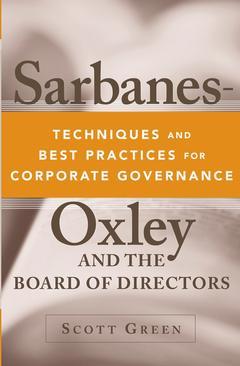 Couverture de l’ouvrage Sarbanes-Oxley and the Board of Directors