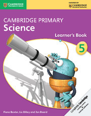 Couverture de l’ouvrage Cambridge Primary Science Stage 5 Learner's Book 5