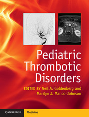 Couverture de l’ouvrage Pediatric Thrombotic Disorders