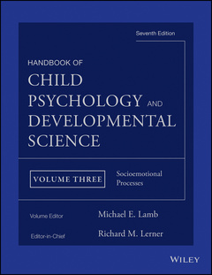 Couverture de l’ouvrage Handbook of Child Psychology and Developmental Science, Socioemotional Processes