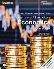 Couverture de l’ouvrage Cambridge International AS and A Level Economics Coursebook with CD-ROM