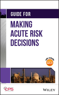 Couverture de l’ouvrage Guide for Making Acute Risk Decisions