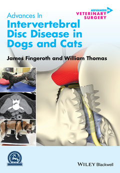 Couverture de l’ouvrage Advances in Intervertebral Disc Disease in Dogs and Cats