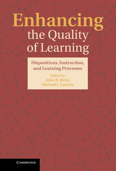 Couverture de l’ouvrage Enhancing the Quality of Learning