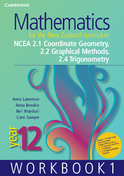 Couverture de l’ouvrage Mathematics for the New Zealand Curriculum Year 12 Workbook 1
