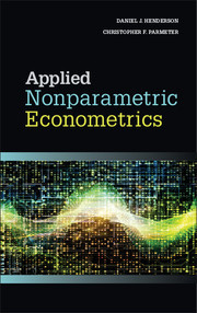 Cover of the book Applied Nonparametric Econometrics