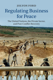 Couverture de l’ouvrage Regulating Business for Peace