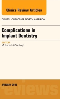 Couverture de l’ouvrage Complications in Implant Dentistry, An Issue of Dental Clinics of North America