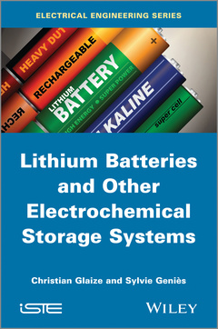 Couverture de l’ouvrage Lithium Batteries and other Electrochemical Storage Systems