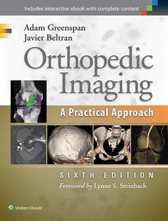 Couverture de l’ouvrage Orthopedic Imaging 