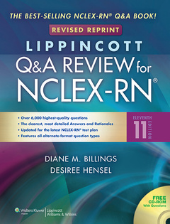 Couverture de l’ouvrage Lippincott's Q&A Review for NCLEX-RN