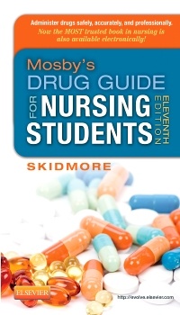 Couverture de l’ouvrage Mosby's Drug Guide for Nursing Students