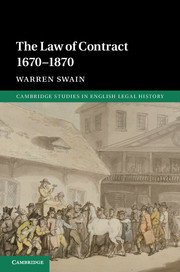 Cover of the book The Law of Contract 1670–1870