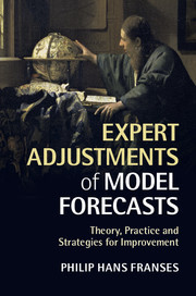 Cover of the book Expert Adjustments of Model Forecasts
