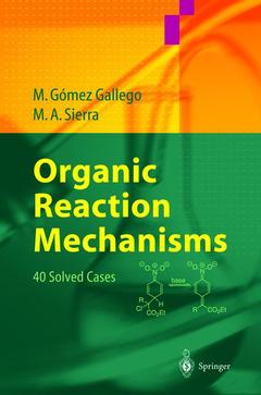 Couverture de l’ouvrage Organic Reaction Mechanisms