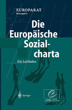 Couverture de l’ouvrage Die Europäische Sozialcharta