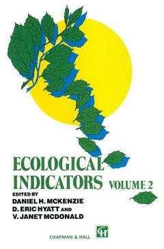 Couverture de l’ouvrage Ecological Indicators