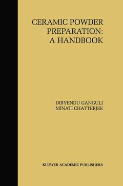 Cover of the book Ceramic Powder Preparation: A Handbook