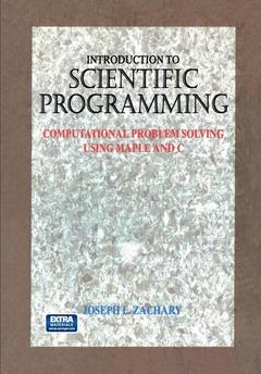 Couverture de l’ouvrage Introduction to Scientific Programming