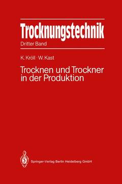 Couverture de l’ouvrage Trocknungstechnik