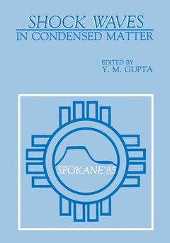 Cover of the book Shock Waves in Condensed Matter