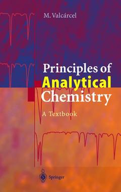 Couverture de l’ouvrage Principles of Analytical Chemistry