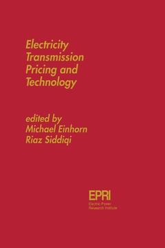 Cover of the book Electricity Transmission Pricing and Technology