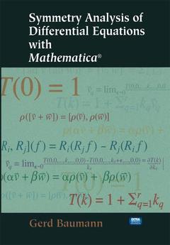 Couverture de l’ouvrage Symmetry Analysis of Differential Equations with Mathematica®