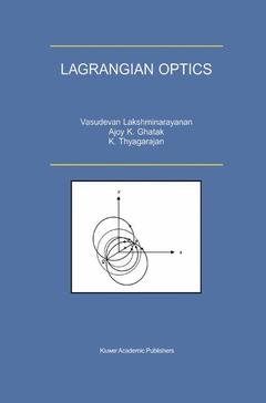 Couverture de l’ouvrage Lagrangian Optics