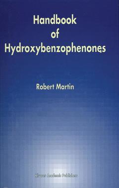 Couverture de l’ouvrage Handbook of Hydroxybenzophenones